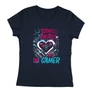 Szingli, Foglalt, Gamer női póló (Sötétkék)