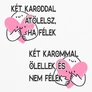 Két karommal ölellek páros fém bögrék (B_Fehér)