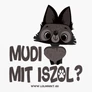Mudi mit iszol fém bögre (B_Fehér)