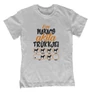 Makacs trükkök (akita) gyerek póló (Szürke)