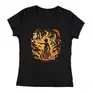 Kép 1/3 - Avatar - Tűz női póló (Fekete)