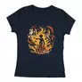 Kép 3/3 - Avatar - Tűz női póló (Sötétkék)
