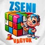 Zseni vagyok gyerek póló (B_Fehér)