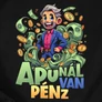Apunál van pénz férfi póló (B_Fekete)