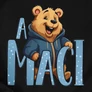 A maci és a málnás kapucnis pulóverek (b_f_Fekete)
