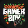 Kép 2/2 - Coolest gamer boy férfi póló (B_Fekete)