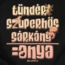 Anya egyenlet női póló (B_Fekete)