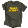 Jawa script férfi póló (Grafit)