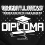 New item - Diploma férfi póló (B_Fekete)