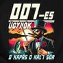 007-es ügynök férfi póló (B_Fekete)
