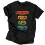 Legendás Papa férfi póló (Fekete)