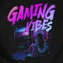 Gaming vibes női póló (B_Fekete)