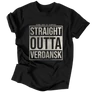 Straight Outta Verdansk férfi póló (Fekete)