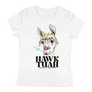 Kép 3/3 - Llama Tuah női póló (fehér)