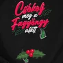 Kép 2/2 - Csókolj meg a... fagyöngy alatt férfi póló (b_fekete)