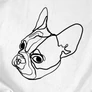 Kép 2/2 - Line Art - Francia bulldog pulcsi (b_fehér)
