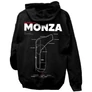 MONZA kapucnis pulóver (Fekete)
