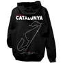 CATALUNYA kapucnis pulóver (Fekete)