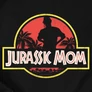 Jurassic Mom női póló (B_fekete)
