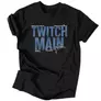 Kép 1/5 - Twitch Main férfi póló (Fekete)
