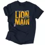 Kép 4/6 - Lion Main férfi póló (Sötétkék)