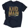 Kép 4/4 - Kaid Main férfi póló (Sötétkék)