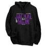 Jackal Main kapucnis pulóver (Fekete)