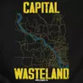 Kép 2/2 - Capital Wasteland kapucnis pulóver (B_fekete)