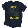 Capital Wasteland férfi póló (Sötétkék)