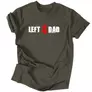 Kép 3/7 - Left 4 Dad férfi póló (Grafit)