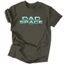 Kép 3/4 - Dad Space férfi póló (Grafit)