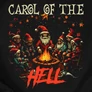 Kép 2/2 - Carol of the Hell kapucnis pulóver (B_Fekete)