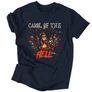 Kép 3/3 - Carol of the Hell férfi póló (Sötétkék)