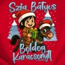 Szia bátyus, Boldog Karácsonyt! gyerek póló (B_piros)