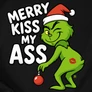 Merry kiss my ass kapucnis pulóver (B_fekete)