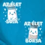 Az élet sója és borsa páros póló szett (B_türkiz)