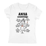 Kép 3/6 - Anya anatómiája női póló (Fehér)