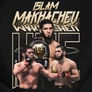 Kép 2/3 - Islam Makhachev póló (B_fekete)