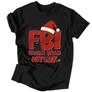 Faszom bánja igyunk FBI (karácsonyi) póló (Fekete)