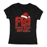 Faszom bánja igyunk FBI (karácsonyi) póló (Fekete)