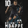 Kép 2/3 - Kylian Mbappé férfi póló (B_fekete)