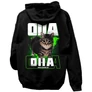 Kép 1/2 - Oiia oiia cat kapucnis pulóver (Fekete)