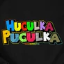 Huculka puculka női póló (B_fekete)