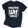 Kép 5/7 - Meglepődés vegyjele póló (Sötétkék)