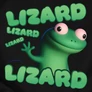 Lizard póló (B_fekete)