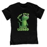 It's juts lizard gyerek póló (Fekete)