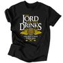 Lord of the drinks férfi póló (Fekete)