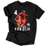Kép 1/2 - Virgil van Dijk férfi póló (Fekete)