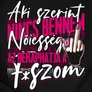Nőies vagyoknői póló (B_fekete)