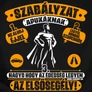 Szabályzat apukáknak férfi póló (B_fekete)